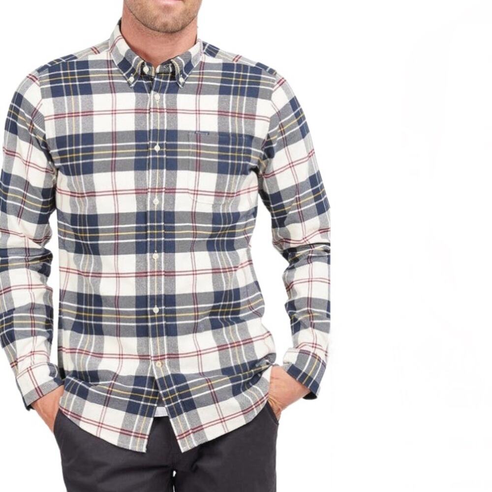 Barbour Ronan Tailored Fit Button Down Shirt Size 2X-Large